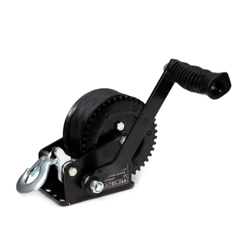 Hand Winch 1000lbs Portable Light Duty Small Hand Winch Manual Boat Winch