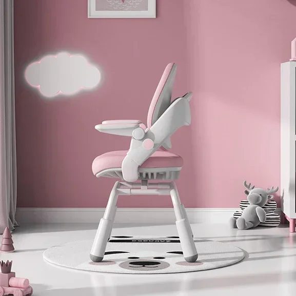 Kids Recliner Chair Baby Feeding Table Children's Plastic Furniture For Room Girls High Glasses Desk Girl Youth Armchair Child