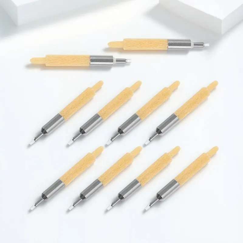 10Pcs 0.5mm 리필 가능 펜용 교체 가능한 페인트 마커 펜촉 종이 금속 목재 만년필에 정확하고 상세한 표시 그리기