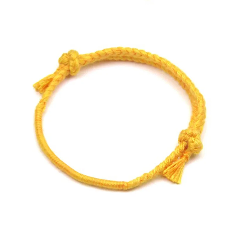 

Kpop Bangtan Boys V Same Bracelet Women Men Girls Wristband Handmade Yellow Bracelets Ropes Couples Birthday Gifts