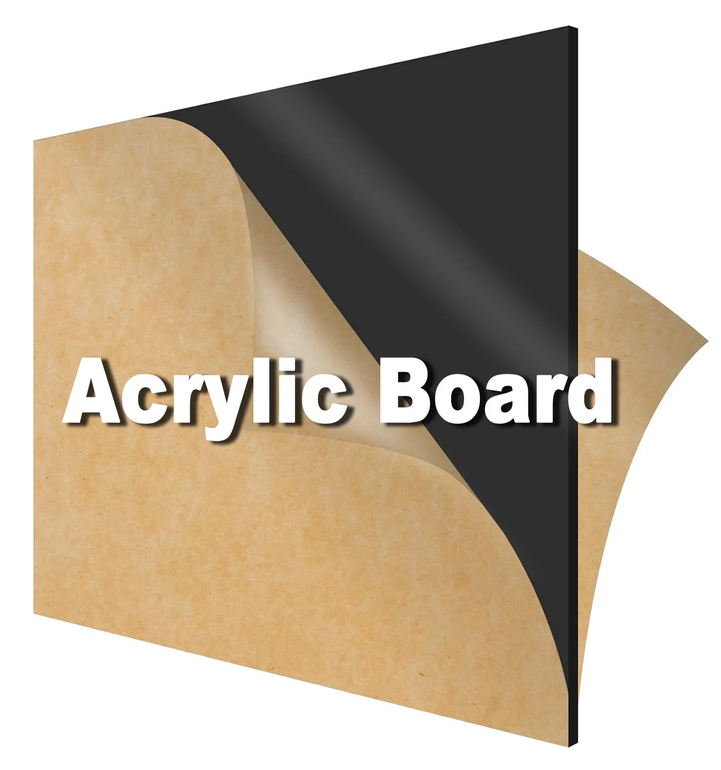 Acrylic Sheet Sheet Black Plexiglass for Laser Engraver Engraving Easy to Cut DIY Materials Plastic 200x200x2mm/300x300 acrylic plate set