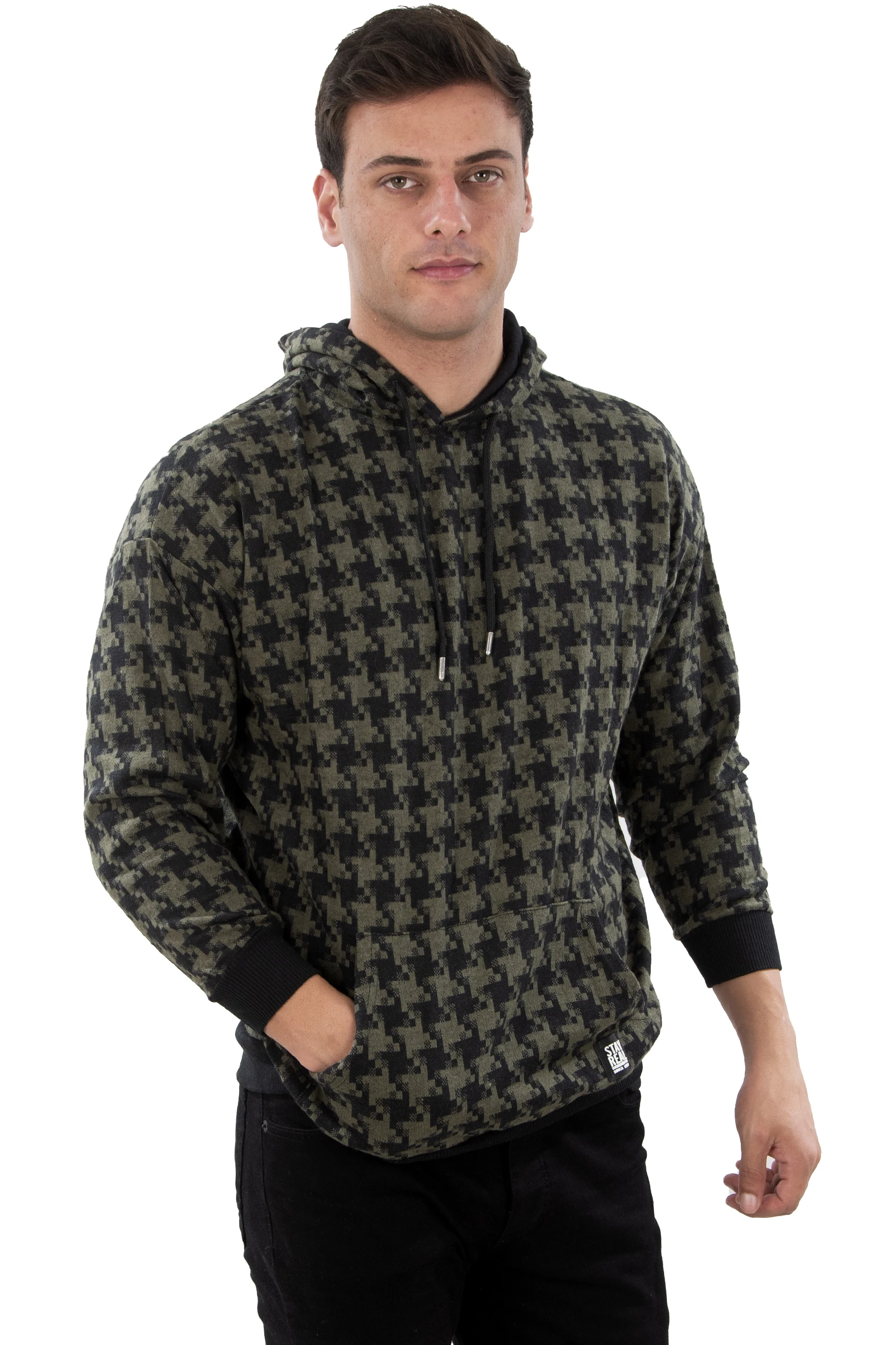 

DeepSEA Patterned Waist Ribana Hooded Sweatshirt 2306750