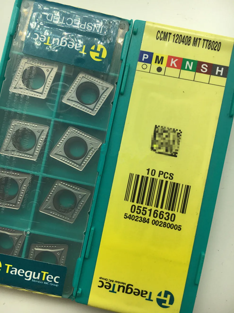 

Вставка из карбида Taegutec CCMT09T304-MT CCMT09T308-MT CCMT120408MT TT8020 TT8125 TT7015 CT3000 TT5080