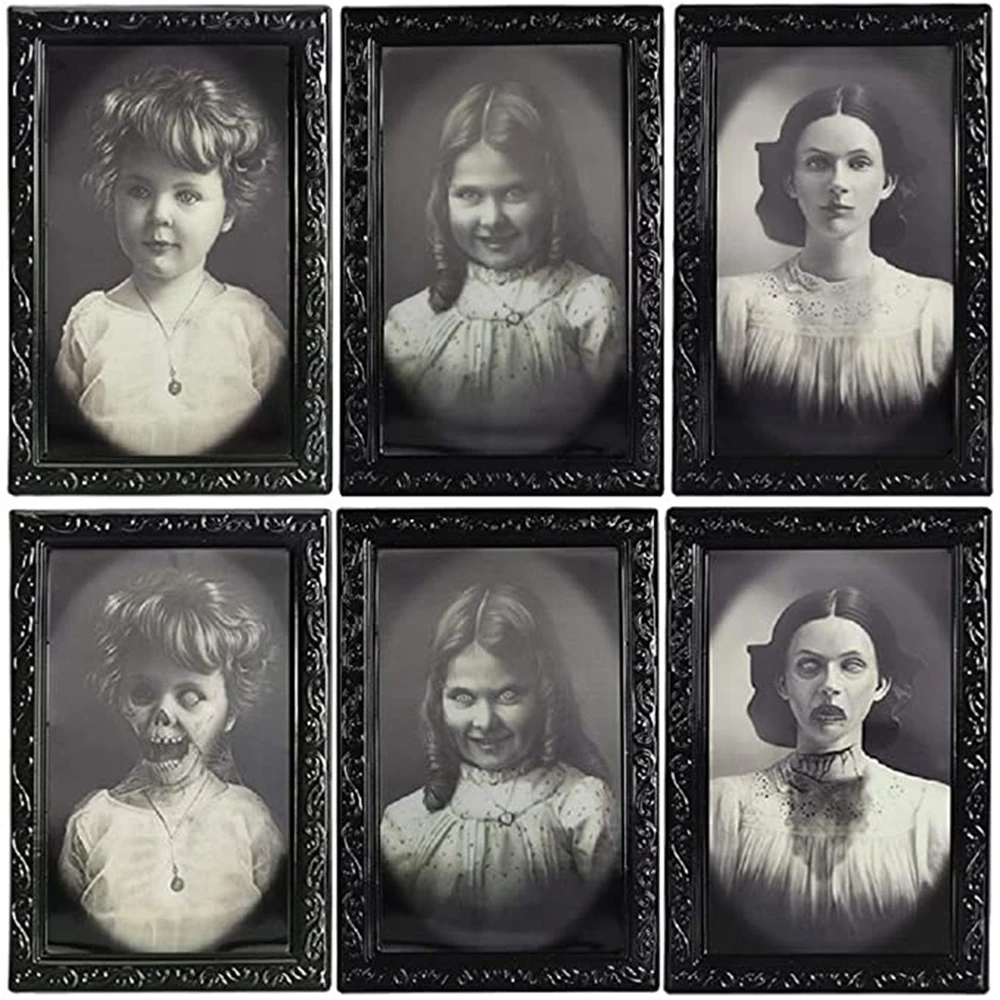15 Cadres Photo Halloween Gothique Hantée Horreur,Imperméable,Avec 80