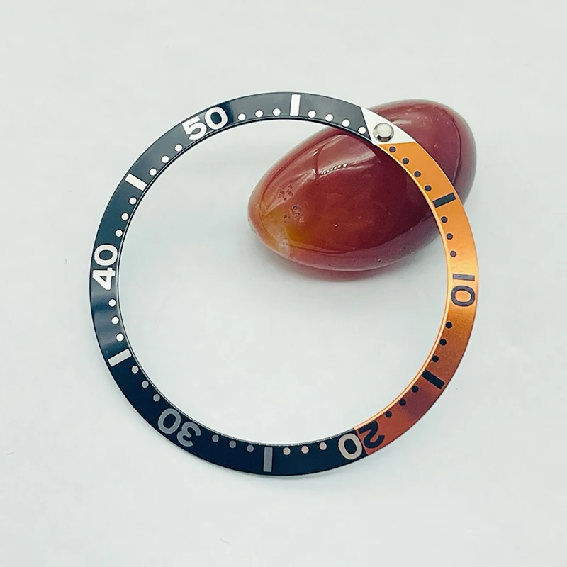 Curved Aluminum Watch Bezel Insert for Diving Watch Cases - 36.5mm