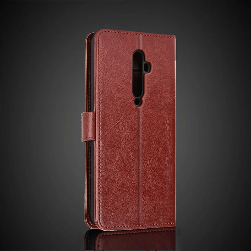 Leather Wallet Flip Cover with Card Holder - Elegant Universal Design