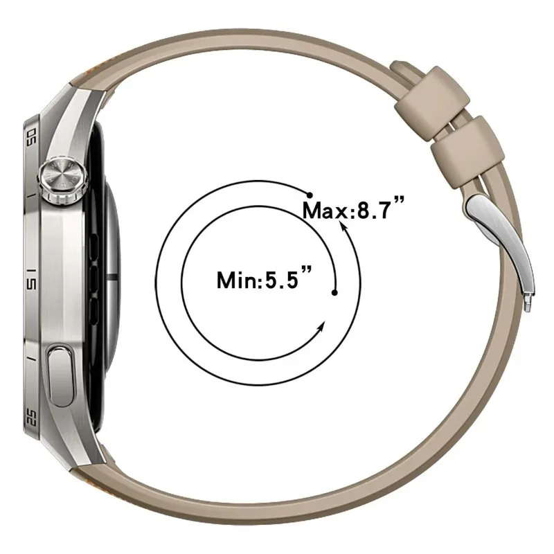 Premium Nylon Woven Silicone Strap - Comfortable and Replaceable Wristband for Smartwatch