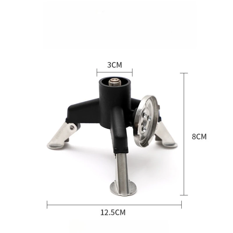 Outdoor Tripod Gas Stove Connector Ultralight Tank Stand Adapter Three Legs Gas Tank Adapter Camping Hiking Equipment