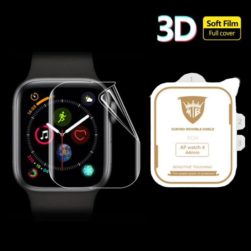3d Hydrogel Film Full Cover Soft Screen Protector For Iwatch Apple Watch Series 2/3/4/5/6/se/7