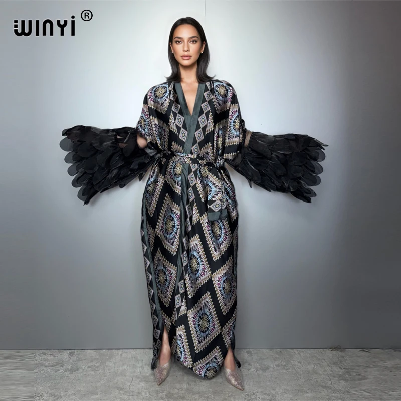 holiday kimono dress Fukuaya Kimono Satin Wrap Mini Dress  Kurru Kurru