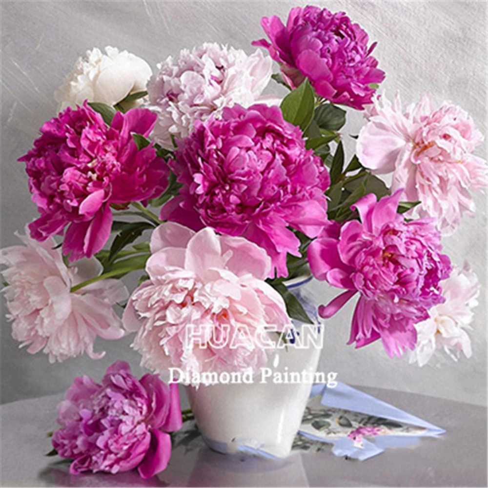 Flowers DIY Cross Stitch cross stitch kit 11CT Embroidery Kits Needlework Craft Set Cotton Thread Printed Canvas Home Decoration New Room