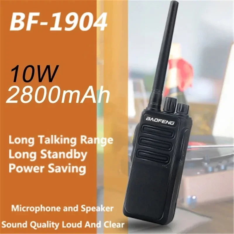 Baofeng Official Store Walkie Talkie BF-1904 10W Penetrating Radio Supports Type C Charge Long Range Powerful Portable 2