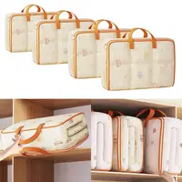 Foldable Storage Bag PVC Waterproof Transparent Move Storage Bag Large Capacity Household Clothes Quilt Storage Bag Organization 1