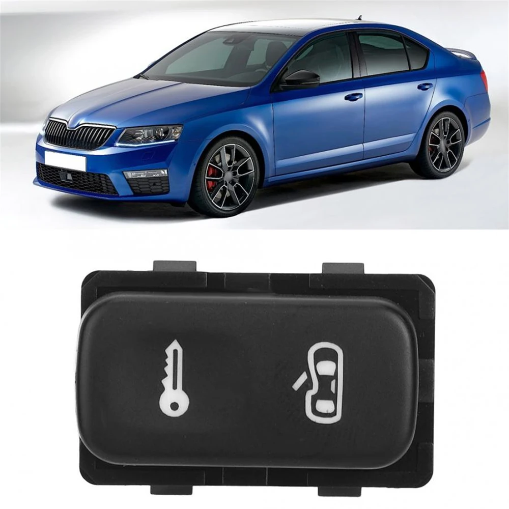 

​Central Door Lock Black Switch Button 1Z0962125A Fit for Skoda Octavia Mk2 2004 2005 2006 2007 2008 2009 2010 2011 2012 2013