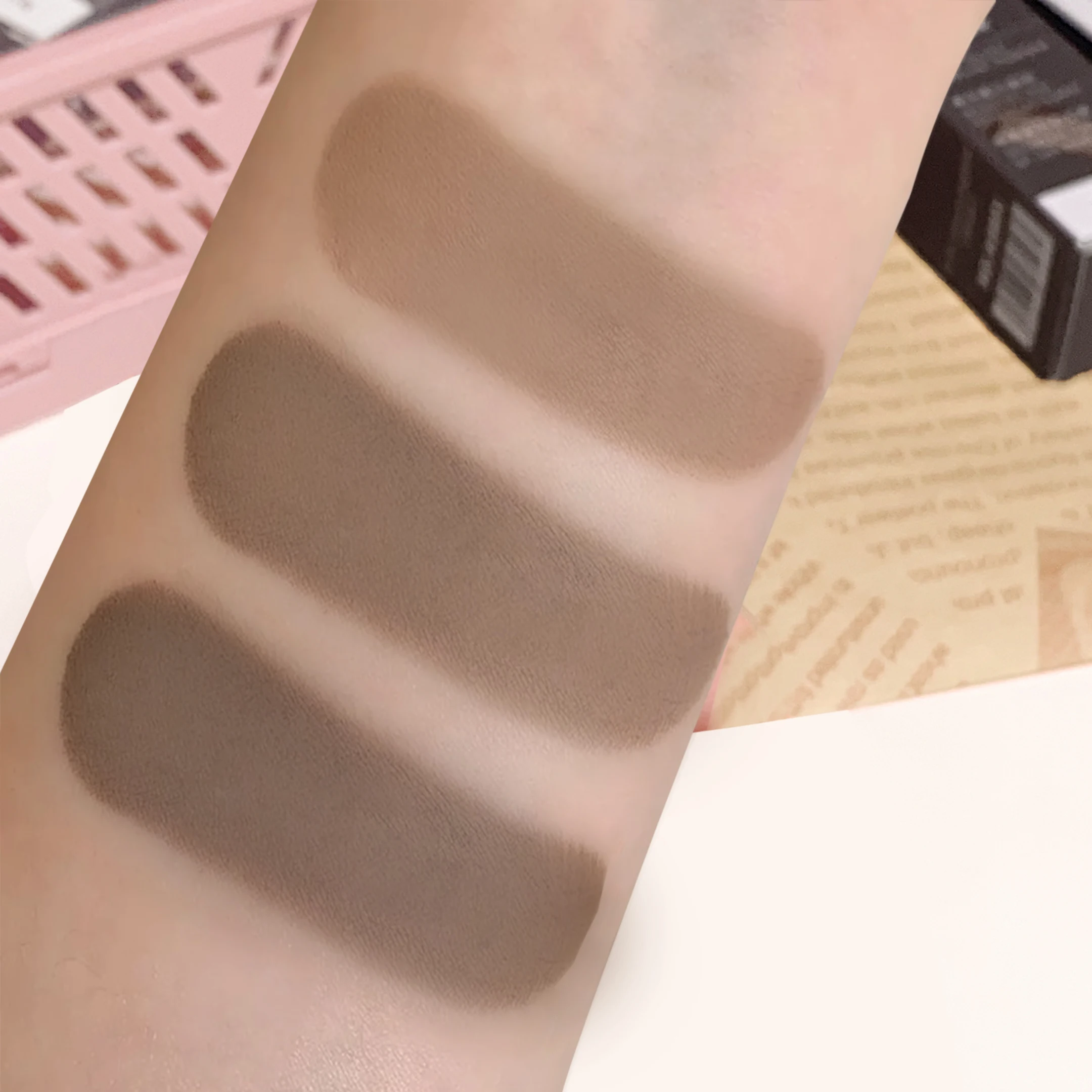 Hairline Shadow Powder Concealer Sponge Pen Fills Hair Roots Waterproof Long-lasting