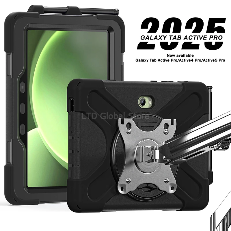 360° Rotation Tablet Case with 4-Screw Hole Cover