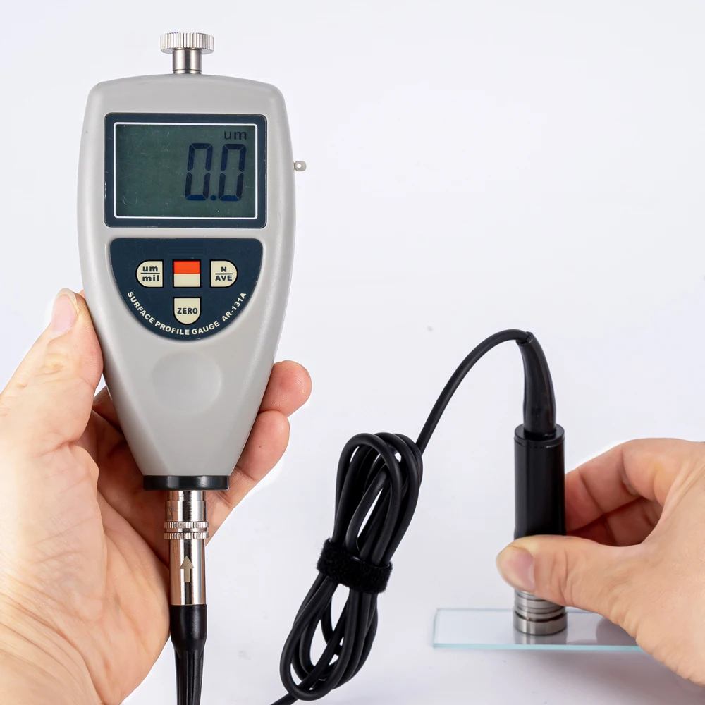 Surface Roughness Tester AR-131A+ Digital Surface Roughness Measuring Instrume 0&micro;m ~ 750&micro;m Shot-Blasting Printing And Spraying Portable Roughness Tester