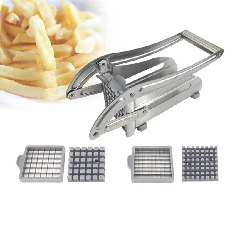 Description Picture 4 of itemStainless Steel Manual Potato Cutter Shredder French Fries Slicer  Cutting Machine Chips Maker Meat Chopper Kitchen Tools