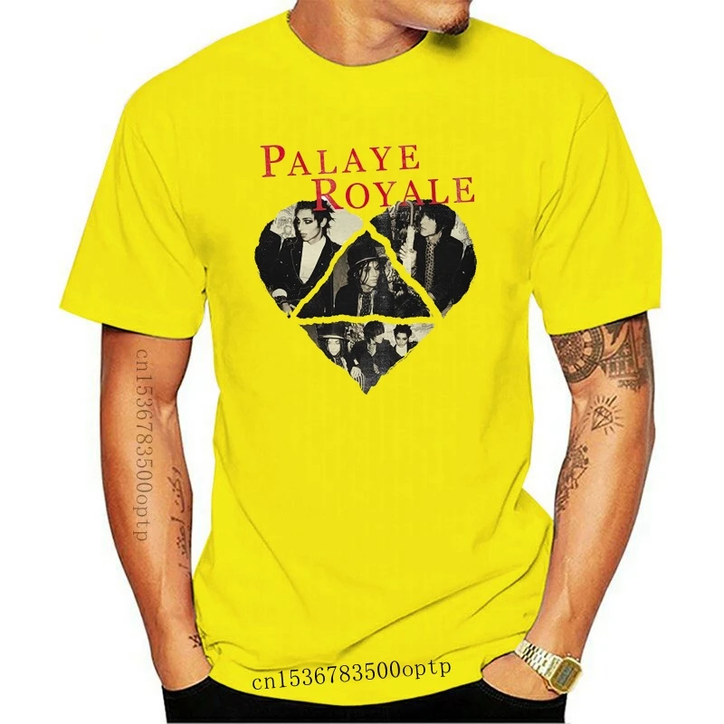 

New Palaye Royale 'Heart' Womens Fitted T-Shirt Novelty Breathable Tee Shirt