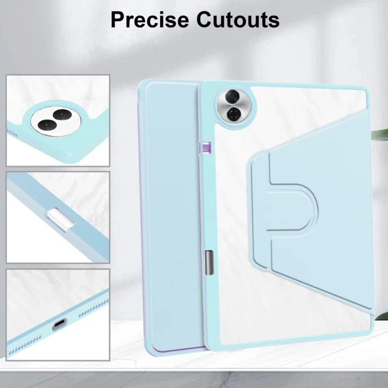 360° Rotating Tablet Stand Case with Pencil Holder