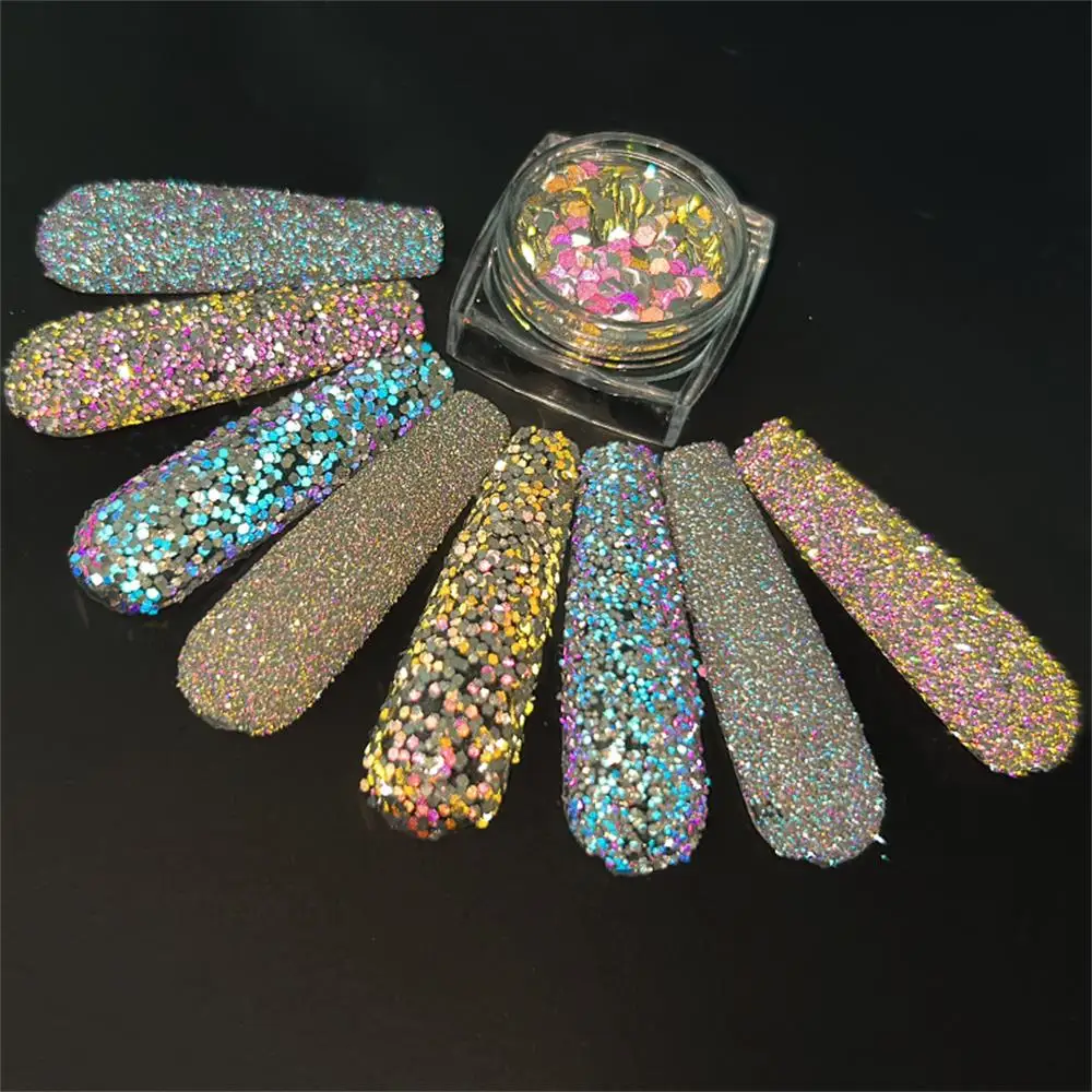 Reflective Glitter Powder Nail Art  Loose Reflective Glitter Nails -  Glitter Powder - Aliexpress