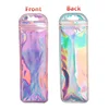 100Pc Resealable Holographic Pen Smell Proof Pouch Zipper Closure Beadable Packaging Bags for Pen Sealable Storage Bag 5