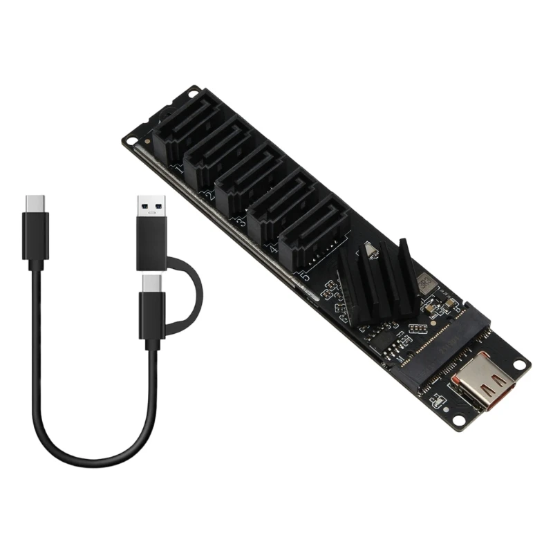 플러그 플레이 5 포트 SATA3.0 확장 카드 시스템과의 폭넓은 호환성