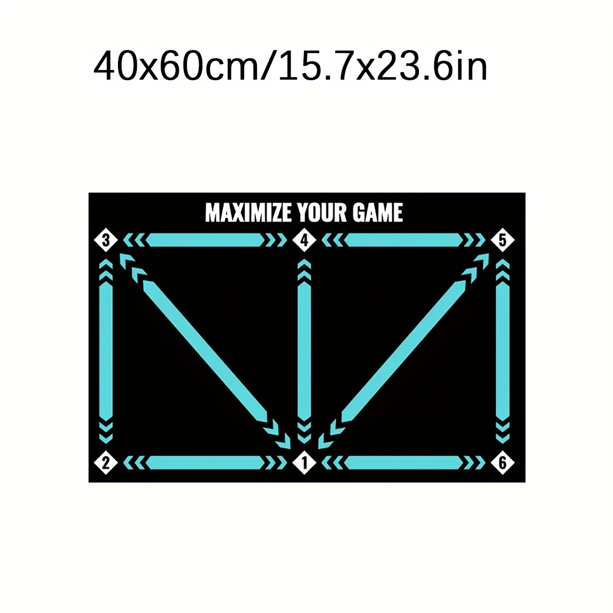 حصيرة تدريب جديدة للتحكم في كرة القدم | قاعدة مطاط...