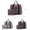 Soboba Fashion Leopard Diaper Bag for Mothers Large Capacity Shoulder Bag for Newborn Baby with Nappy Changing Pad & Straps 2