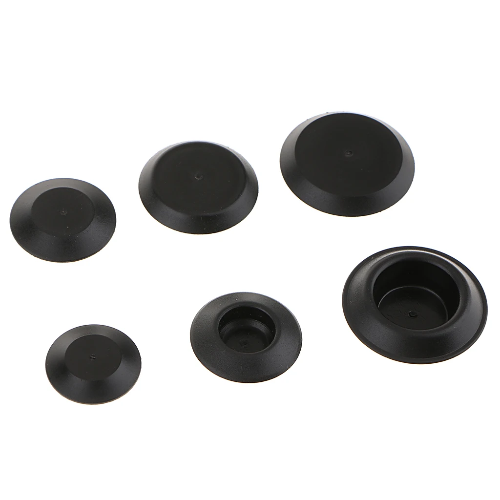 305 Pieces 6 Kinds Rubber Snap-In Blanking Plug Body Hole Bungs Stopper Kits Rubber Snap In Blanking Plug Car Mouldings Trim