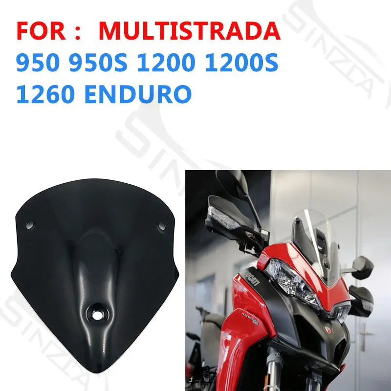Фото Ветровое стекло для DUCATI MULTISTRADA MTS950,MTS950S,MTS1200,MTS1200S,MTS1260,ENDURO, мотоциклетное Спортивное ветровое стекло 16,17,18,19,20,21 №1