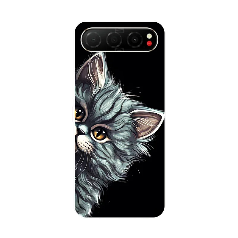 Cute Cat Soft TPU Protective Cover - Silicone Bumper Case