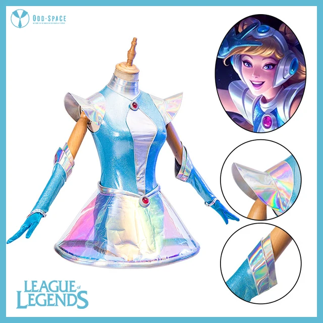 コスプレ衣装ラージラダナクラウンガードスペースのブルー,カード付き