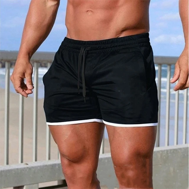 65464-0b967a.jpg ADED Summer Men Sports Shorts Fitness Basketball Beach Pants Mesh Breathable Bodybuilding Gym Training Shorts Men's Sweatpants