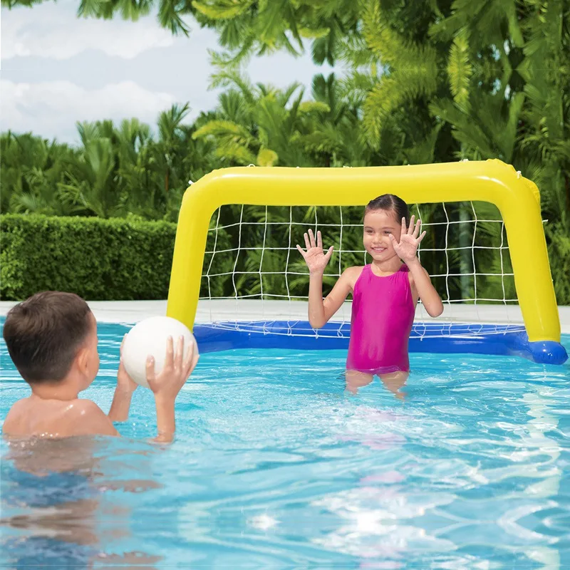 Summer Beach Toys Adult Children Family Swimming Pool Water Inflatable Volleyball Basketball Handball Goal Water Sports Game
