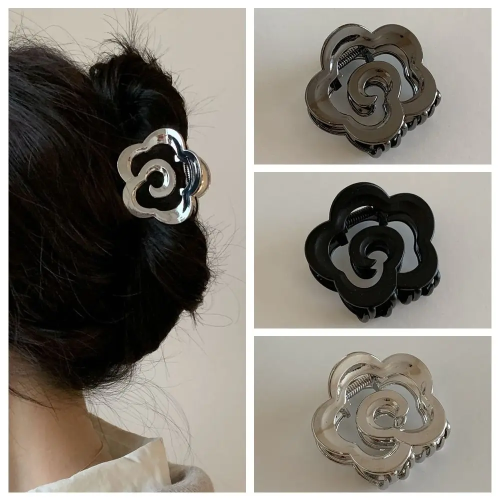 

Rose Hair Claw Hollow Crab Clip Hair Accessories Hairpin Metal Shark Clip Ponytail Clip Hair Accessories