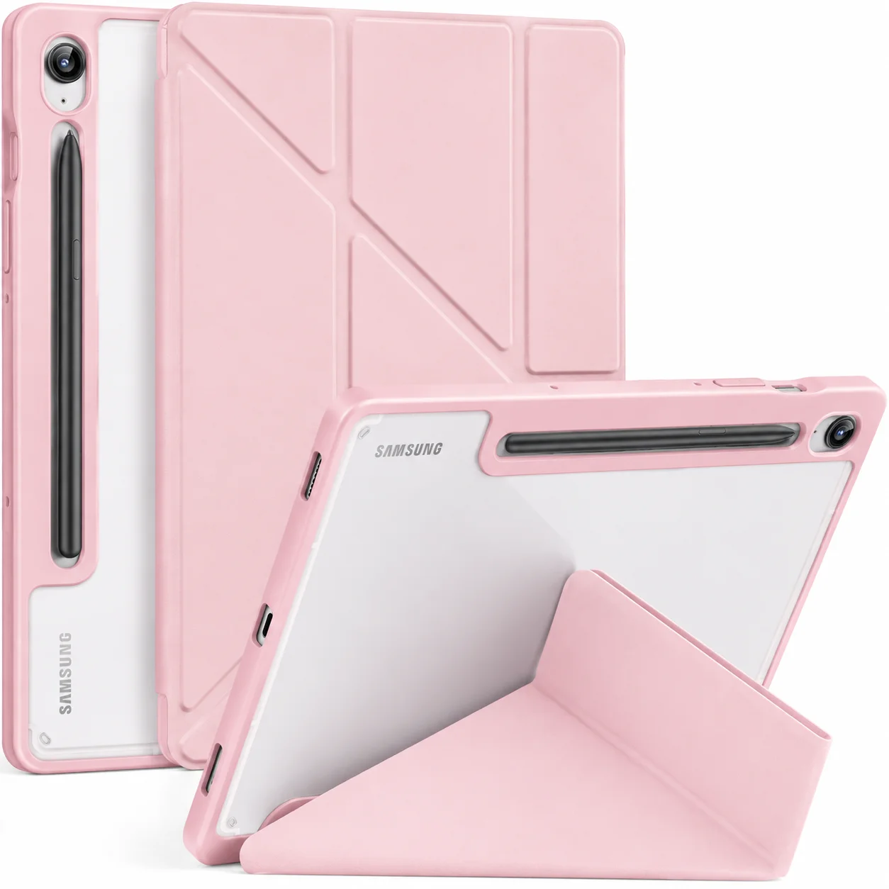 Magnetic Y-Type Tablet Case with Pen Holder - Premium Protective Cover