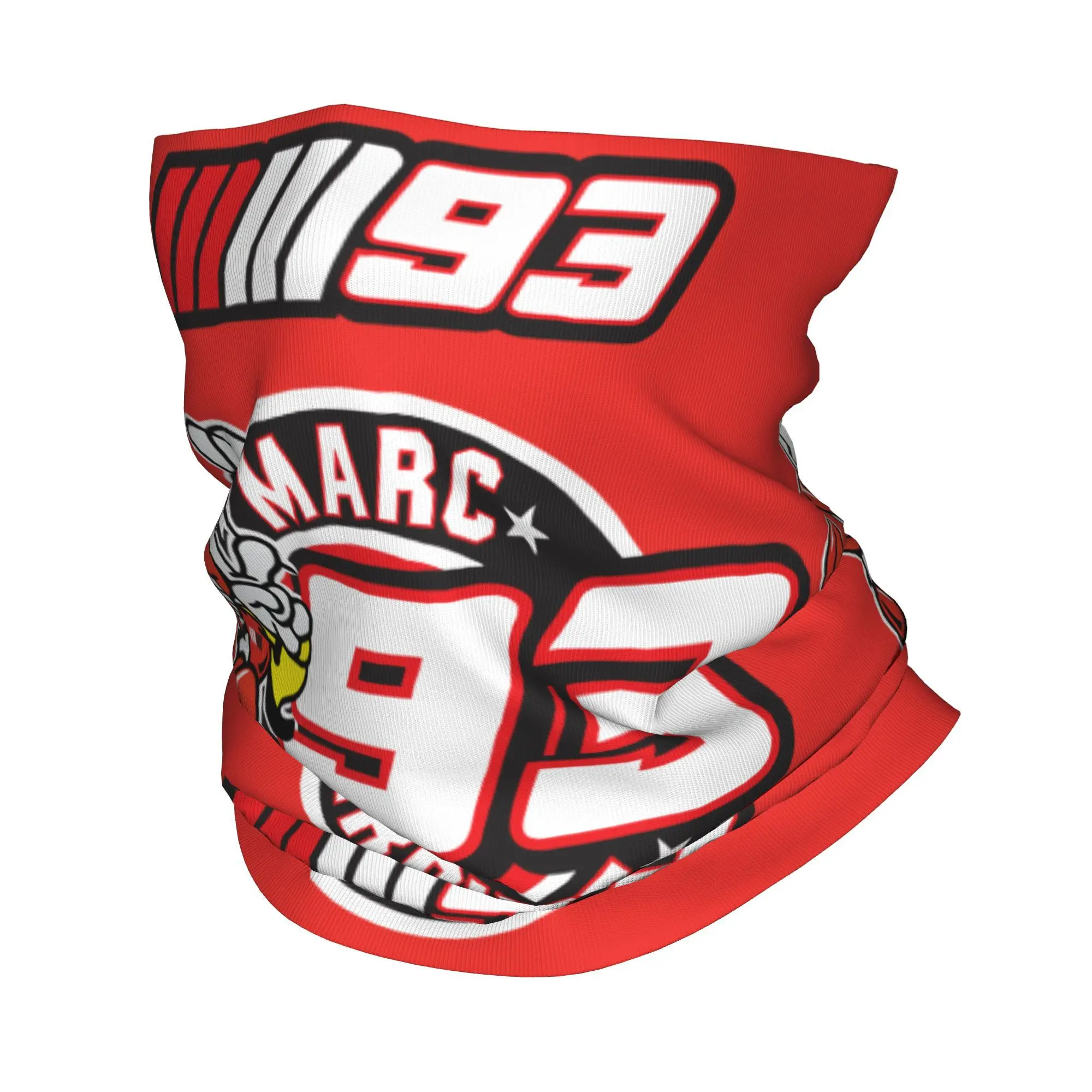 Motor-Marquezs Marxs Car 93 Ant Bandana Neck Warmer Men Women Winter Ski Hiking Scarf Gaiter Face Cover