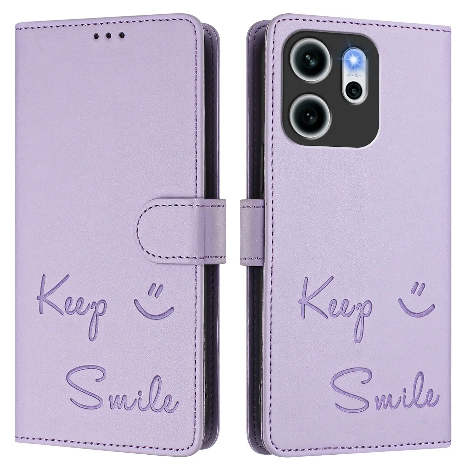 Coque MRSTER OPPO A74 4G à rabat en cuir PU béquille fente carte fermeture magnétique OPPO A74