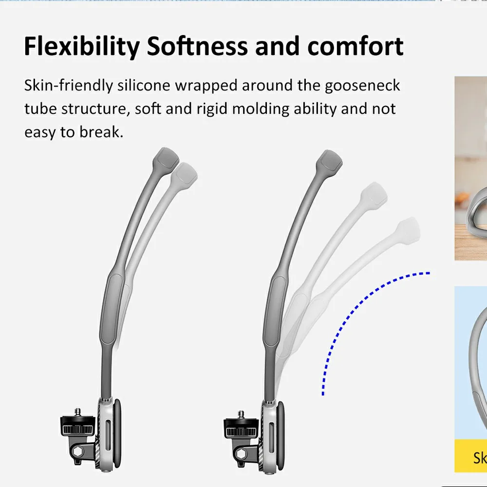 Amorus المغناطيسي الرقبة جبل حامل هاتف الإفراج الس...