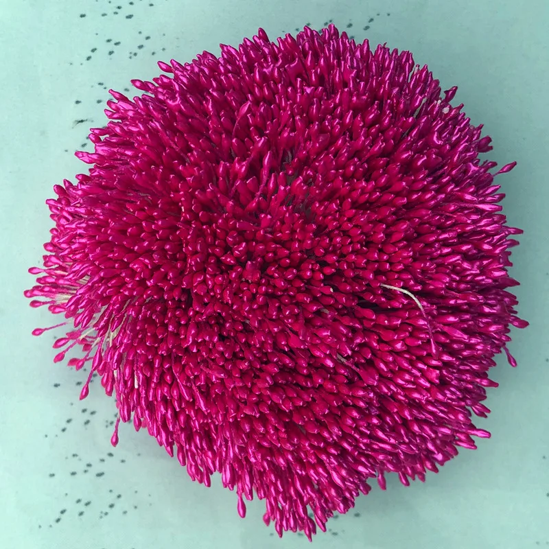 500 teile/beutel 1/3mm DIY Künstliche Mini Perle Blume Staubblatt Stampfer Insgesamt Hochzeit Hause Dekoration Weihnachten Zubehör – Detail 10