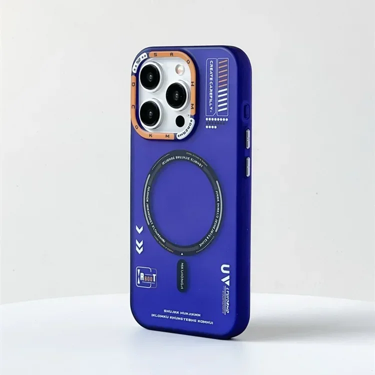 thumbnail image 1 of Funda de teléfono mate magnética para iPhone 16 15 14 13 12 11 Pro Max Plus para MagSafe carga inalámbrica cubierta de protección contra caídas esmerilada, 1 of 5