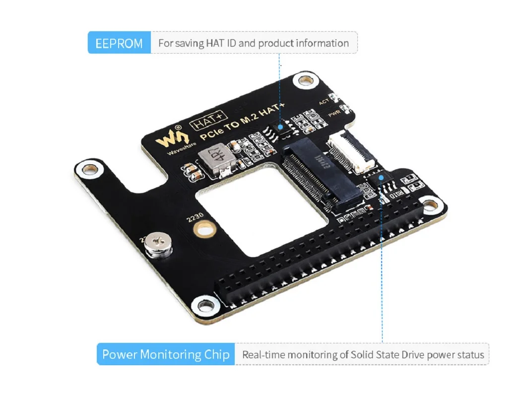   5  PCIe to M.2 , NVMe  M.2 ָ Ʈ ̺,  б , HAT + ǥ 