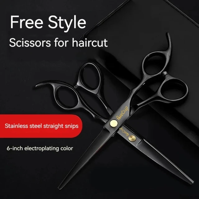 Sharp Hair Scissors, Hairdressing Scissors, Cut Your Hair at Home 8  Colours, With Presentation Case 
