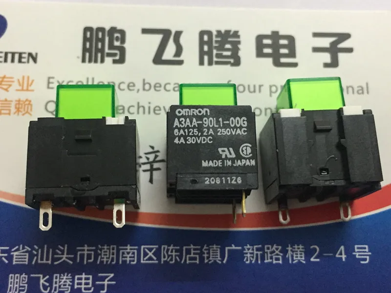 

1 шт., японский квадратный сенсорный переключатель с кнопкой самоблокировки, прямой штекер, 2 фута