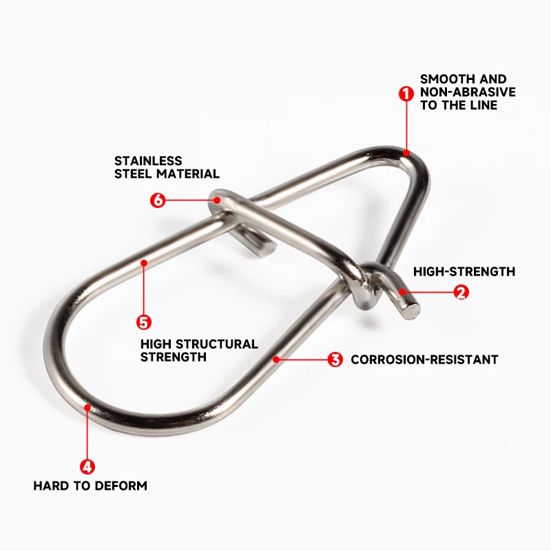 Fishing Snaps Supercontinent Fishing Clips Fast Crankbait Snaps Lures Connectors Saltwater Duo Lock Lure