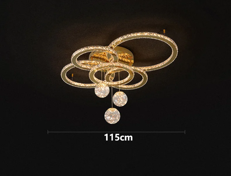 Description Picture 6 of itemhome decorationPendant lights, luxury crystal living room chandelier, dining room Pendant lamp, ceiling light, indoor lighting