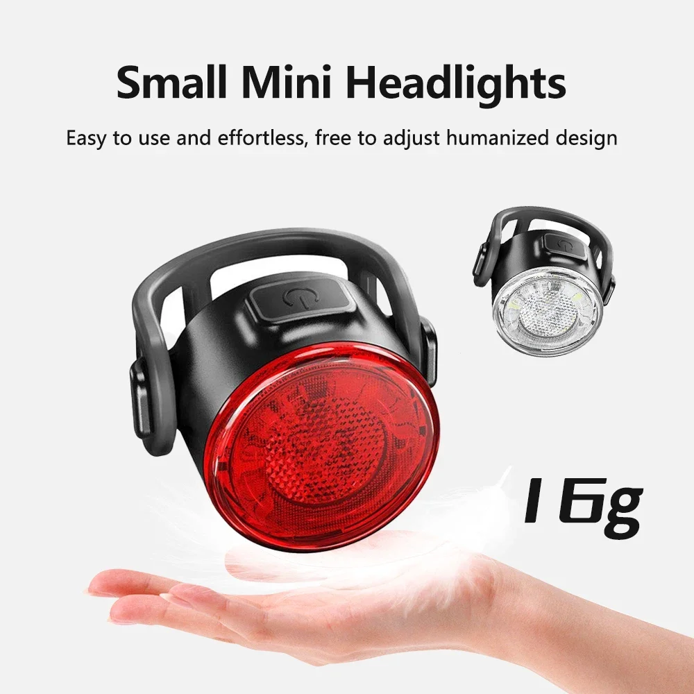 Rechargeable LED Bike Safety Taillight & Headlamp Combo