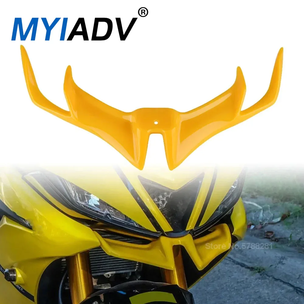 

For Yamaha R15 V3 2017-2019 2020 Motorcycle Front Fairing Winglet Cover Shark Fin Beak Aerodynamic Wing Lower Protector Guard