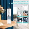Water Dental Flosser Cordless for Teeth 3 Modes Dental Oral Irrigator Portable Rechargeable IPX7 Waterproof Water Teeth Cleaner 6